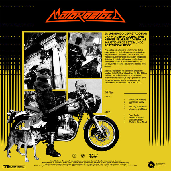 Motorastola - Working Class Metal | Discos MeCagoEnDios (Aaargh! 036) - 2 Motorastola - Working Class Metal | Discos MeCagoEnDios (Aaargh! 036) - 2