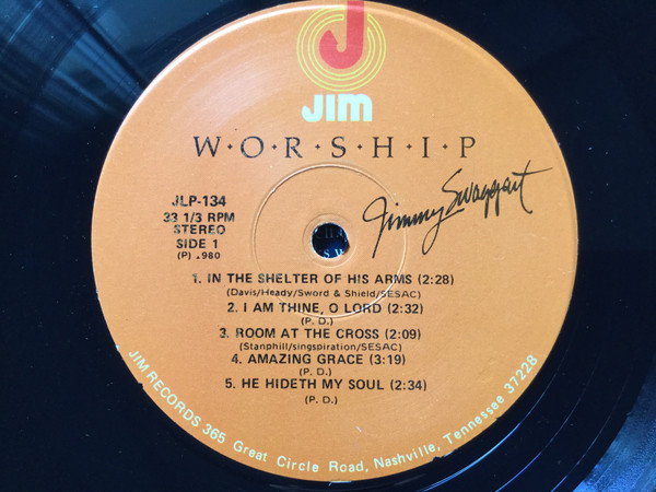Jimmy Swaggart - Worship | Jim Records (JIM LP 134) - 3