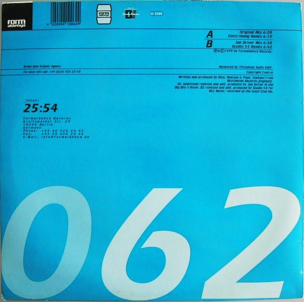 Flybaby - You Must Admit '99 | Formaldehyd (form 062) - 2 Flybaby - You Must Admit '99 | Formaldehyd (form 062) - 2