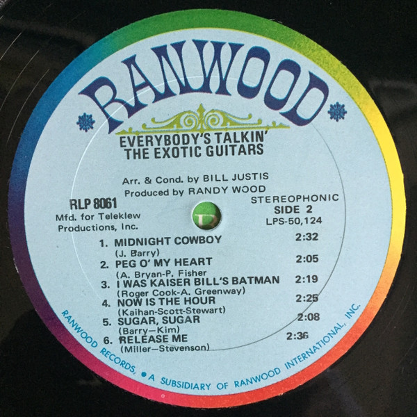 The Exotic Guitars - Everybody's Talkin' | Ranwood (R.8061) - 4 The Exotic Guitars - Everybody's Talkin' | Ranwood (R.8061) - 4