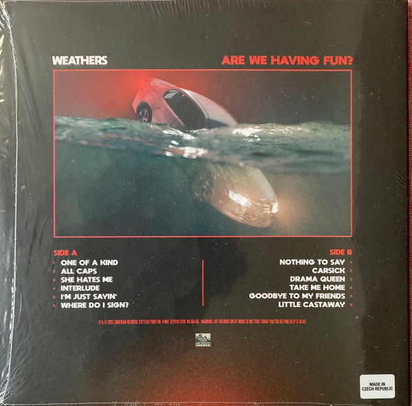 Weathers - Are We Having Fun? | Sumerian Records (SUM2252) - 2 Weathers - Are We Having Fun? | Sumerian Records (SUM2252) - 2