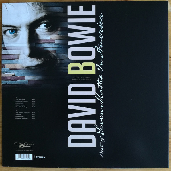 David Bowie - Best Of Seven Months In America | Cult Legends (CL72753) - 2