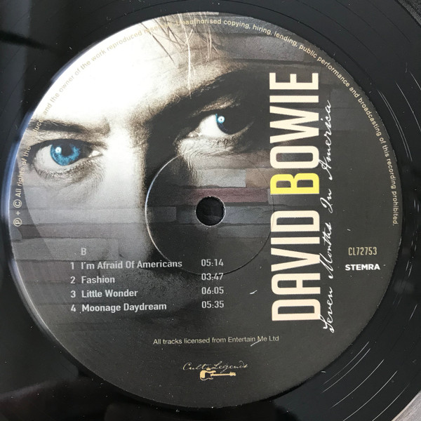 David Bowie - Best Of Seven Months In America | Cult Legends (CL72753) - 4