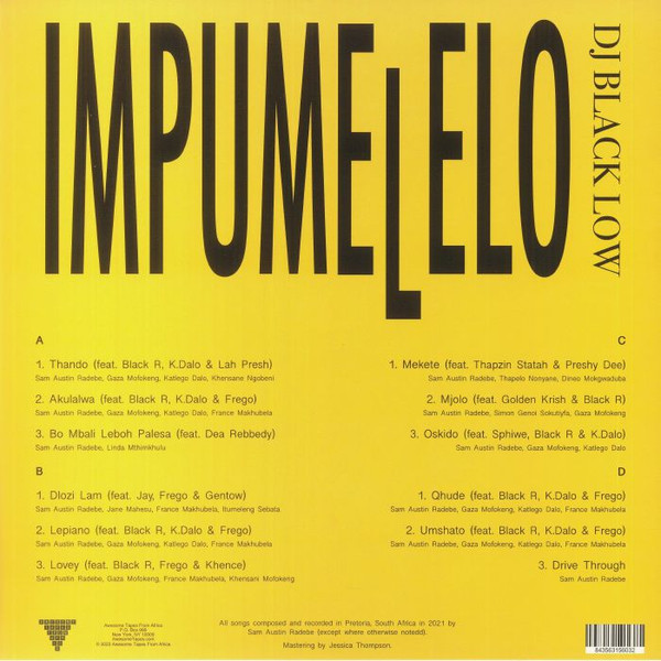 DJ Black Low - Impumelelo | Awesome Tapes From Africa (ATFA046LP) DJ Black Low - Impumelelo | Awesome Tapes From Africa (ATFA046LP)