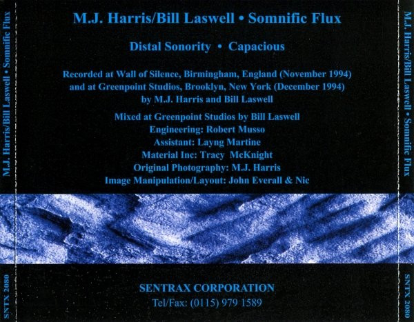 Mick Harris & Bill Laswell - Somnific Flux | Sentrax (SNTX 2080) - 2 Mick Harris & Bill Laswell - Somnific Flux | Sentrax (SNTX 2080) - 2
