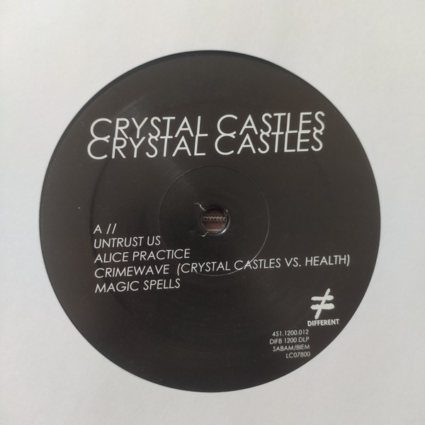 Crystal Castles - Crystal Castles | Different (DIFB 1200 DLP) - 3