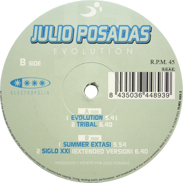 Julio Posadas Gilabert - Evolution | Electropolis (VLMX 489-3) - 4