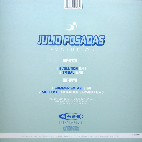 Julio Posadas Gilabert - Evolution | Electropolis (VLMX 489-3) - 2