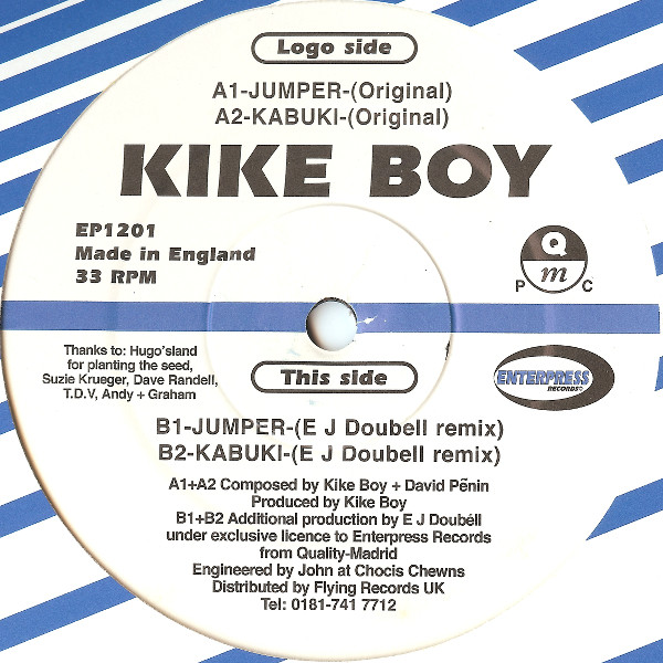 Kike Boy - Jumper / Kabuki | Enterpress Records (EP1201) - main