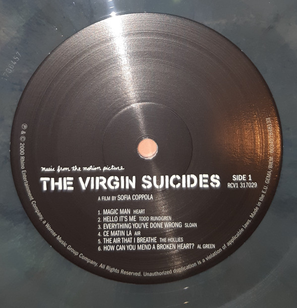 Various - The Virgin Suicides (Music From The Motion Picture) | Rhino Records (RCVI 317029) - 2