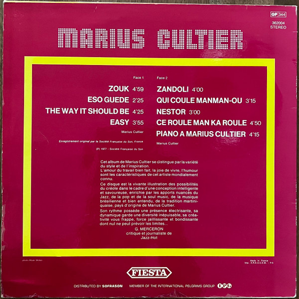 Marius Cultier - Marius Cultier | Fiesta (362004) - 2 Marius Cultier - Marius Cultier | Fiesta (362004) - 2