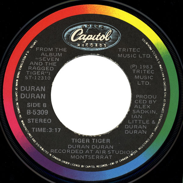 Duran Duran - New Moon On Monday (7") [Vinyl] | Capitol Records (B-5309) - 4