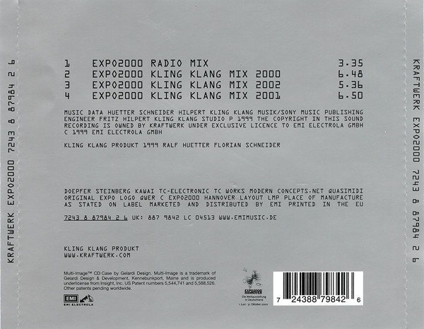 Kraftwerk - Expo2000 | Kling Klang (7243 8 87984 2 6) - 2 Kraftwerk - Expo2000 | Kling Klang (7243 8 87984 2 6) - 2