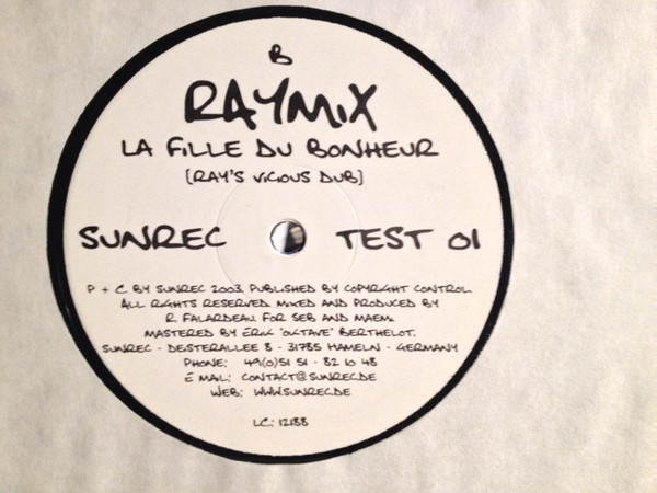 Raymix - La Fille Du Bonheur | Sunrec (sunrec018) - 2