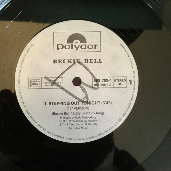 Beckie Bell - Stepping Out Tonight | Polydor (868 799-1) - 3 Beckie Bell - Stepping Out Tonight | Polydor (868 799-1) - 3