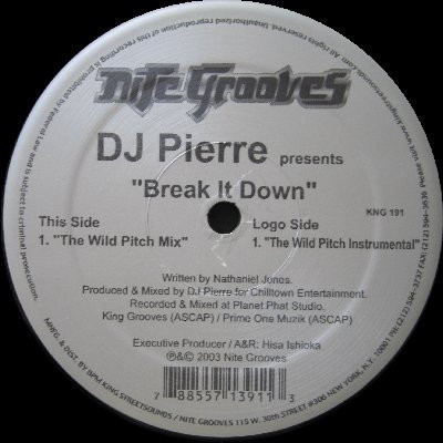 DJ Pierre - Break It Down | Nite Grooves (KNG 191) - 2