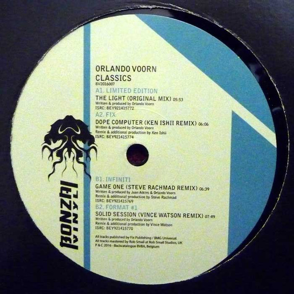 Orlando Voorn - Classics | Bonzai Vinyl (BV2016007) - main