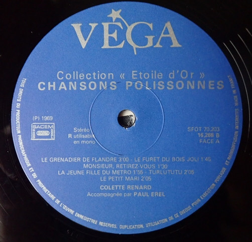 Colette Renard - Chansons Polissonnes | Vega (16.268) - 3
