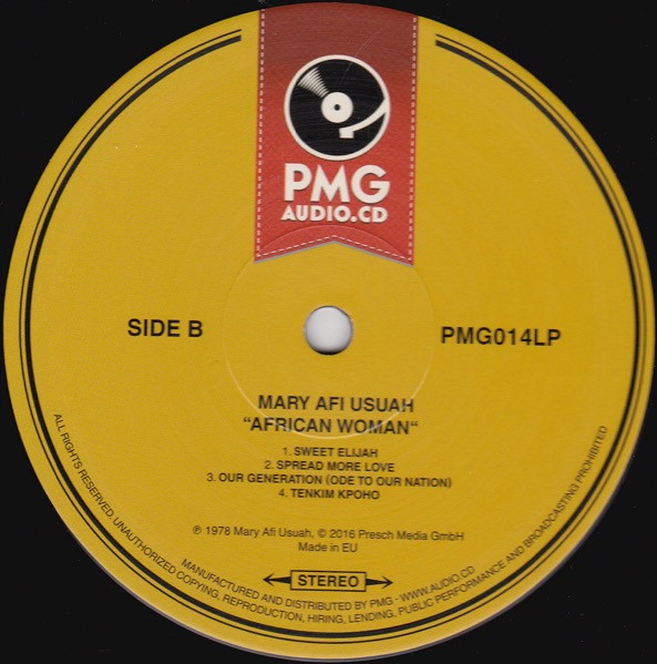 Mary Afi Usuah - African Woman | PMG (PMG014LP) - 2 Mary Afi Usuah - African Woman | PMG (PMG014LP) - 2