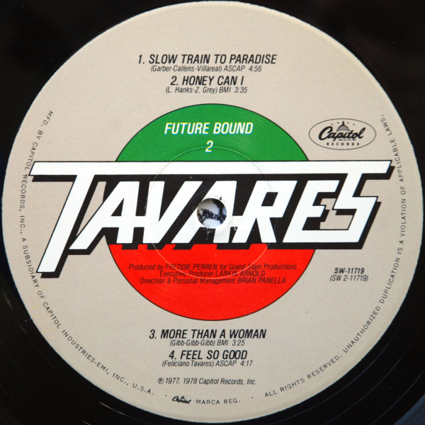 Tavares - Future Bound | Capitol Records (SW-11719) - 4