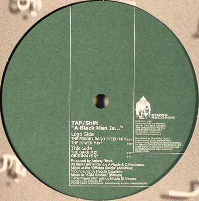 TAP/Shift - A Black Man Is... | Sheeva Records (SHB 003) - 2