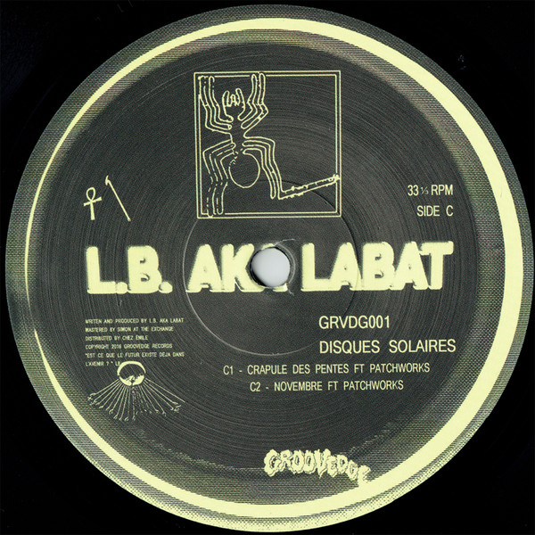 LB aka LABAT - Disques Solaires | Groovedge Records (GRVDG001) - 2