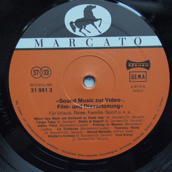Various - Sound-Music Zur Video-, Film- Und Dia-Vertonung | Marcato (31 991 3) - 4