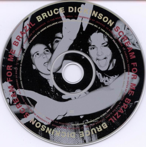Bruce Dickinson - Scream For Me Brazil CD | Air Raid Records (AIRCD4) - 3