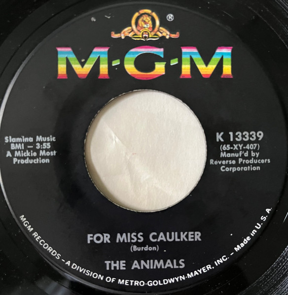 The Animals - Bring It On Home To Me | MGM Records (K 13339) - 2