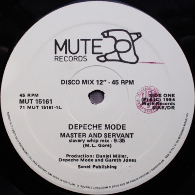 Depeche Mode - Master And Servant (Slavery Whip Mix) | Mute (MUT 15161) - 3 Depeche Mode - Master And Servant (Slavery Whip Mix) | Mute (MUT 15161) - 3