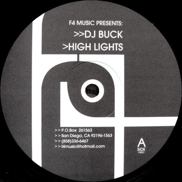DJ Buck - Highlights / 405 | F4 Music (F4 001) - main DJ Buck - Highlights / 405 | F4 Music (F4 001) - main