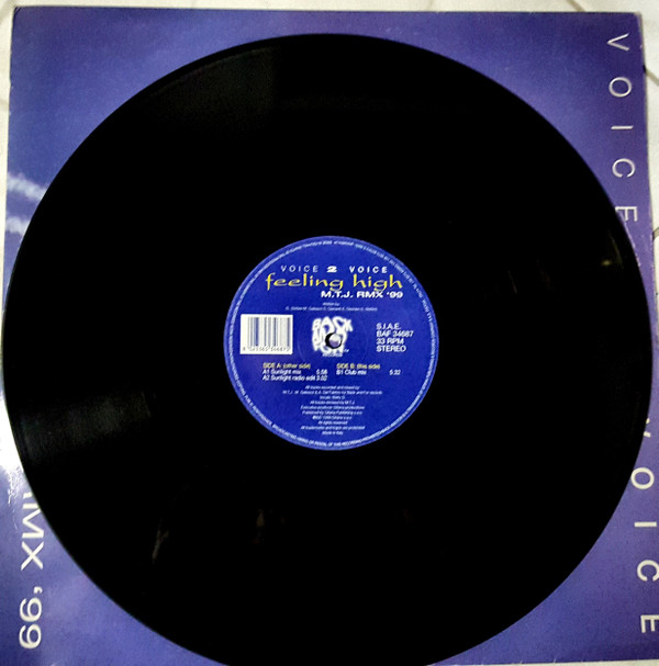 Voice 2 Voice - Feeling High (M.T.J. Rmx '99) | Back And For Records (BAF 34687) - main Voice 2 Voice - Feeling High (M.T.J. Rmx '99) | Back And For Records (BAF 34687) - main