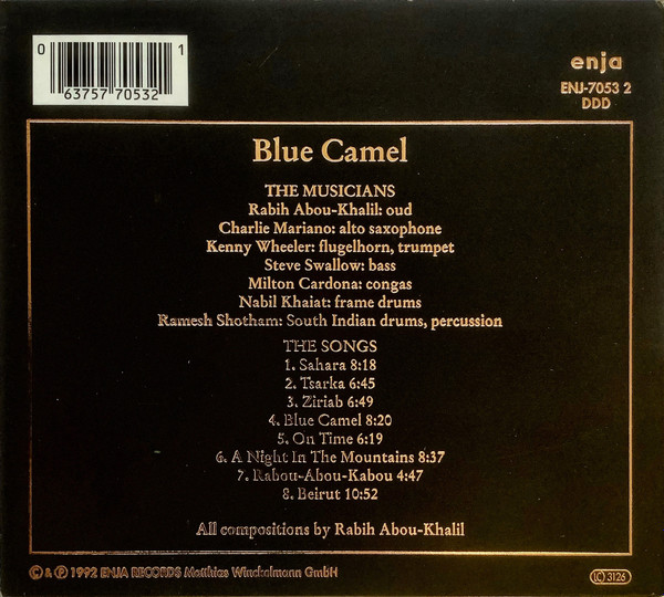 Rabih Abou-Khalil - Blue Camel | Enja Records (ENJ-7053 2) - 2 Rabih Abou-Khalil - Blue Camel | Enja Records (ENJ-7053 2) - 2