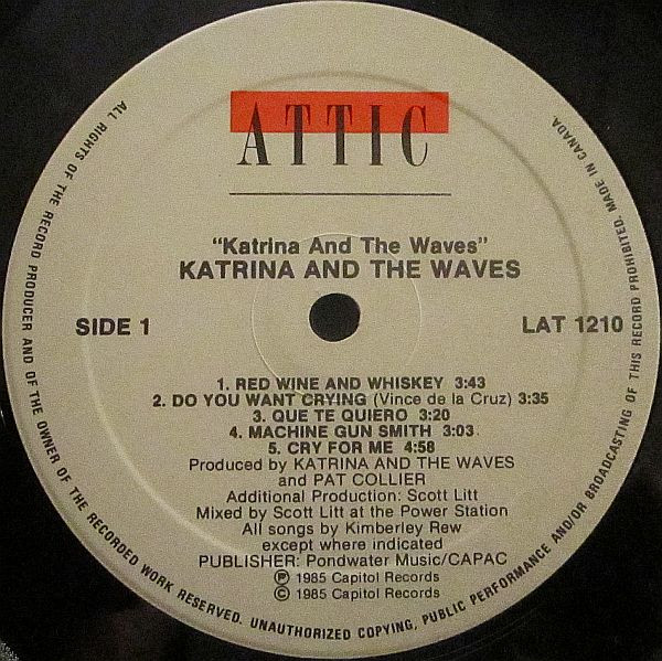 Katrina And The Waves - Katrina And The Waves | Attic (LAT 1210) - 3