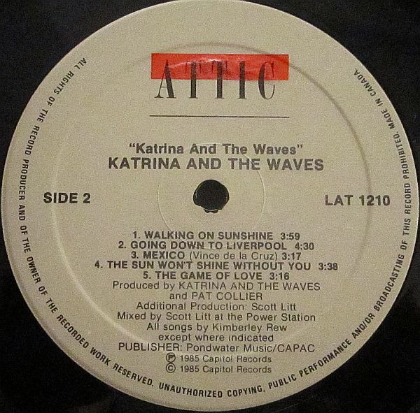 Katrina And The Waves - Katrina And The Waves | Attic (LAT 1210) - 4