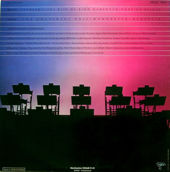 Alec R. Costandinos & The Syncophonic Orchestra Featuring Georges Alirol & Alain Jacquet - Alec R. Costandinos & The Syncophonic Orchestra Featuring Alirol & Jacquet | Ibis (508576) - 2