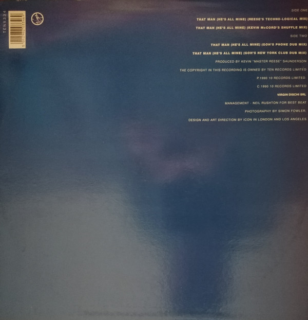 Inner City - That Man (He's All Mine) | 10 Records (TENX 334) - 2 Inner City - That Man (He's All Mine) | 10 Records (TENX 334) - 2