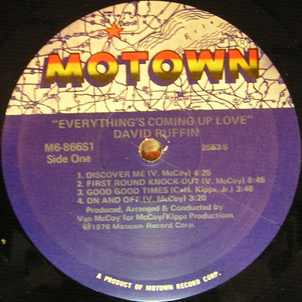 David Ruffin - Everything's Coming Up Love | Motown (M6-866S1) - 3