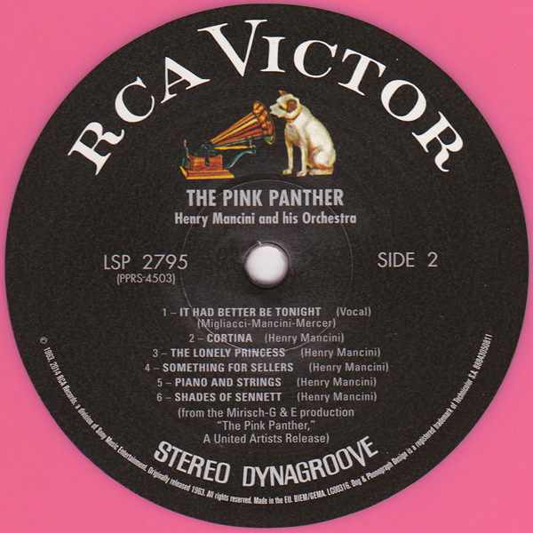 Henry Mancini - The Pink Panther (Music From The Film Score) | RCA Victor (LSP-2795) - 4