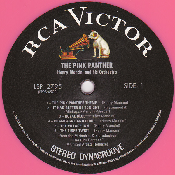 Henry Mancini - The Pink Panther (Music From The Film Score) | RCA Victor (LSP-2795) - 3