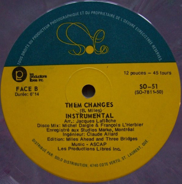 Pierre Perpall - Them Changes | Solo (SO-51) - 4