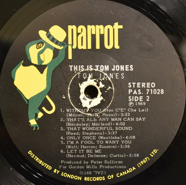 Tom Jones - This Is Tom Jones | Parrot (PAS 71028) - 4 Tom Jones - This Is Tom Jones | Parrot (PAS 71028) - 4