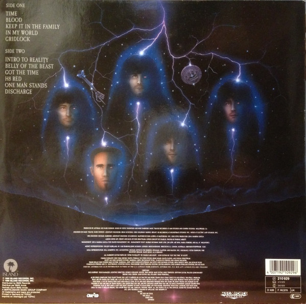 Anthrax - Persistence Of Time | Island Records (210 929) - 3