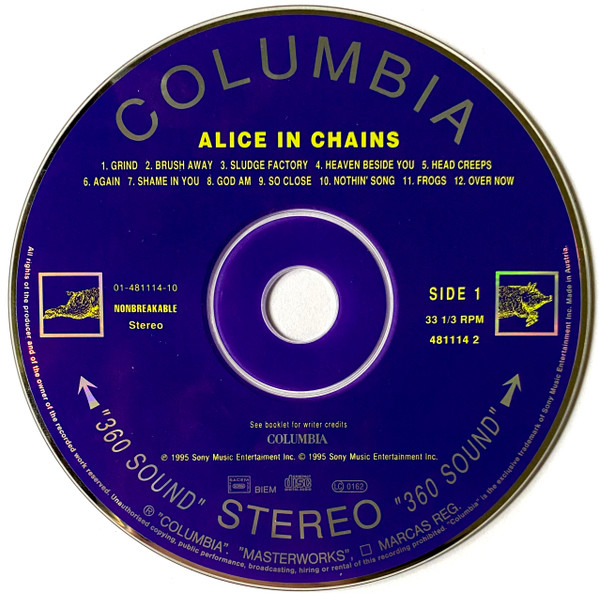 Alice In Chains - Alice In Chains | Columbia (COL 481114 2) - 3