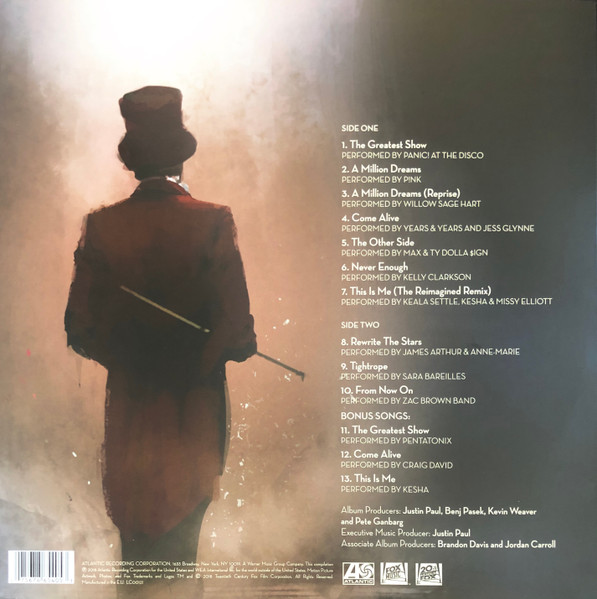 Various - The Greatest Showman Reimagined | Atlantic (7567-86549-5) - 2