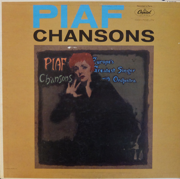 Edith Piaf - Chansons | Capitol Records (T 10328) - main Edith Piaf - Chansons | Capitol Records (T 10328) - main