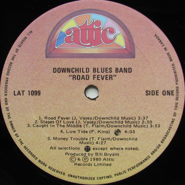 Downchild Blues Band - Road Fever | Attic (LAT 1099) - 3 Downchild Blues Band - Road Fever | Attic (LAT 1099) - 3