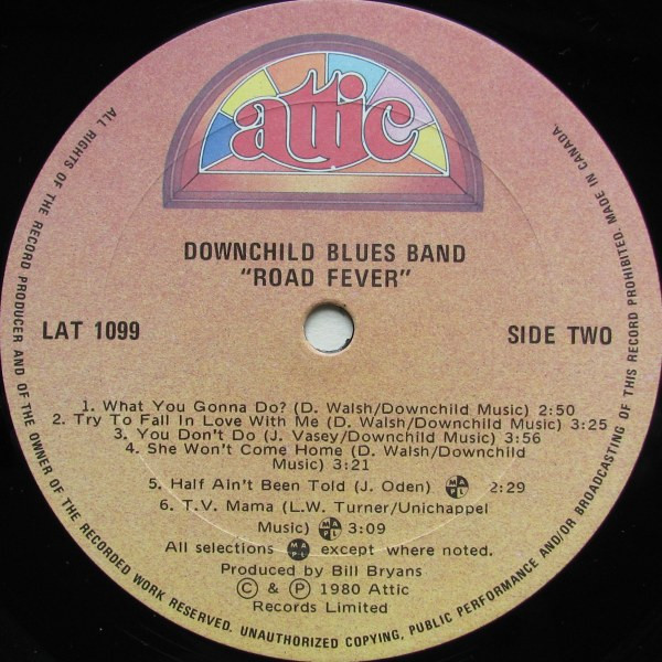 Downchild Blues Band - Road Fever | Attic (LAT 1099) - 4 Downchild Blues Band - Road Fever | Attic (LAT 1099) - 4