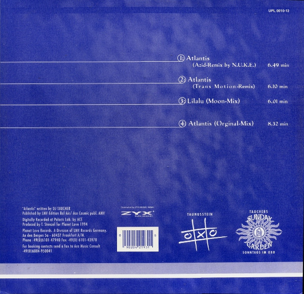 Taucher - Atlantis (Remixes) | Planet Love Records (UPL 0010-12) - 2 Taucher - Atlantis (Remixes) | Planet Love Records (UPL 0010-12) - 2