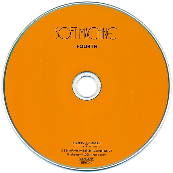 Soft Machine - Fourth | Sony BMG Music Entertainment (82876872912) - 3
